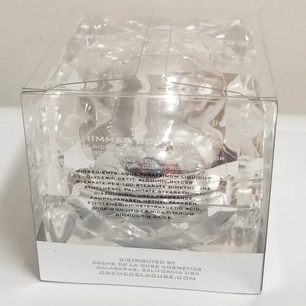 Creme De La Cube Shimmer Body Creme 1.7 oz/50ml NEW